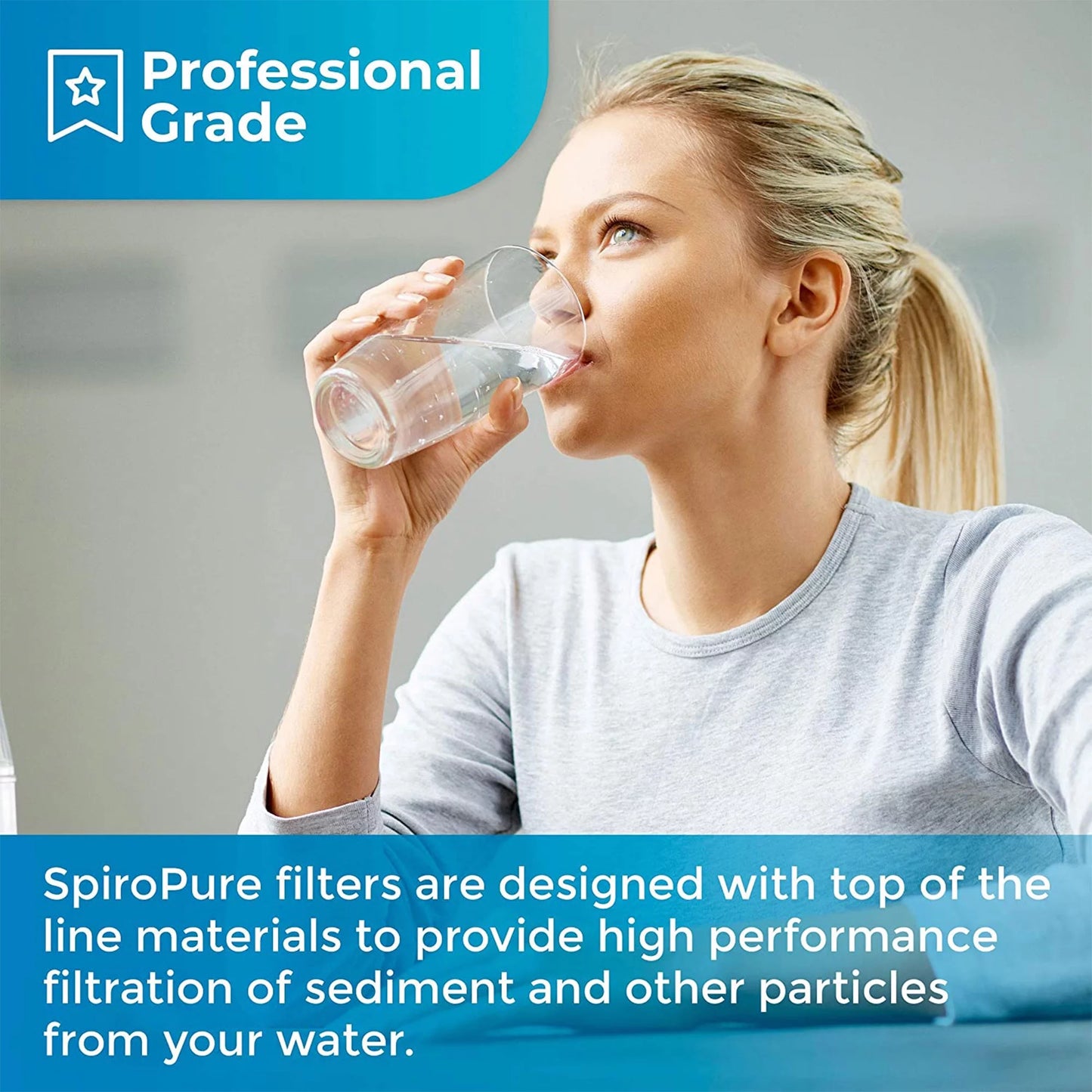 Spiropure 20 x 4.5" dual gradient polypropylene filter, 5 micron (6 pack)