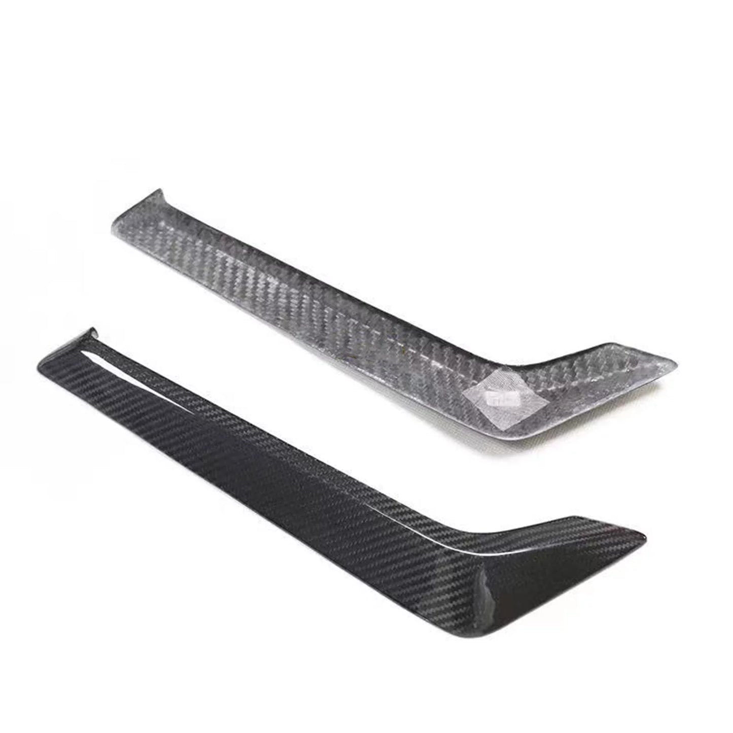 Side fender air vent cover kit for infiniti q60 q60s 2015-2022 2019  black carbon fiber