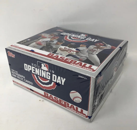 Topps 2019 opening day baseball retail display box (36 packs)