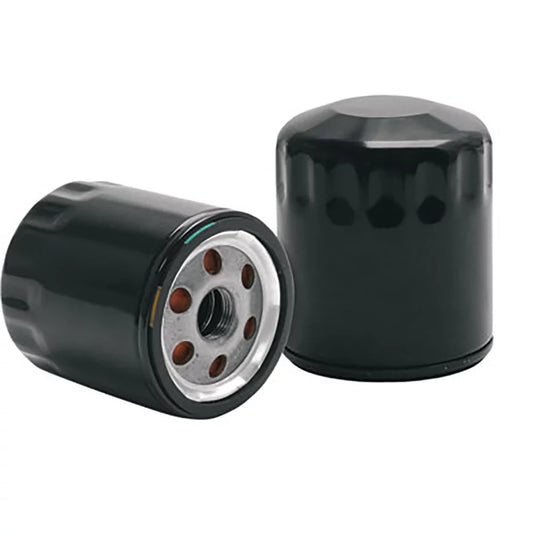 S&s cycle oil filter black compatible with harley-davidson sportster 1200 custom xl1200c 2017-2019