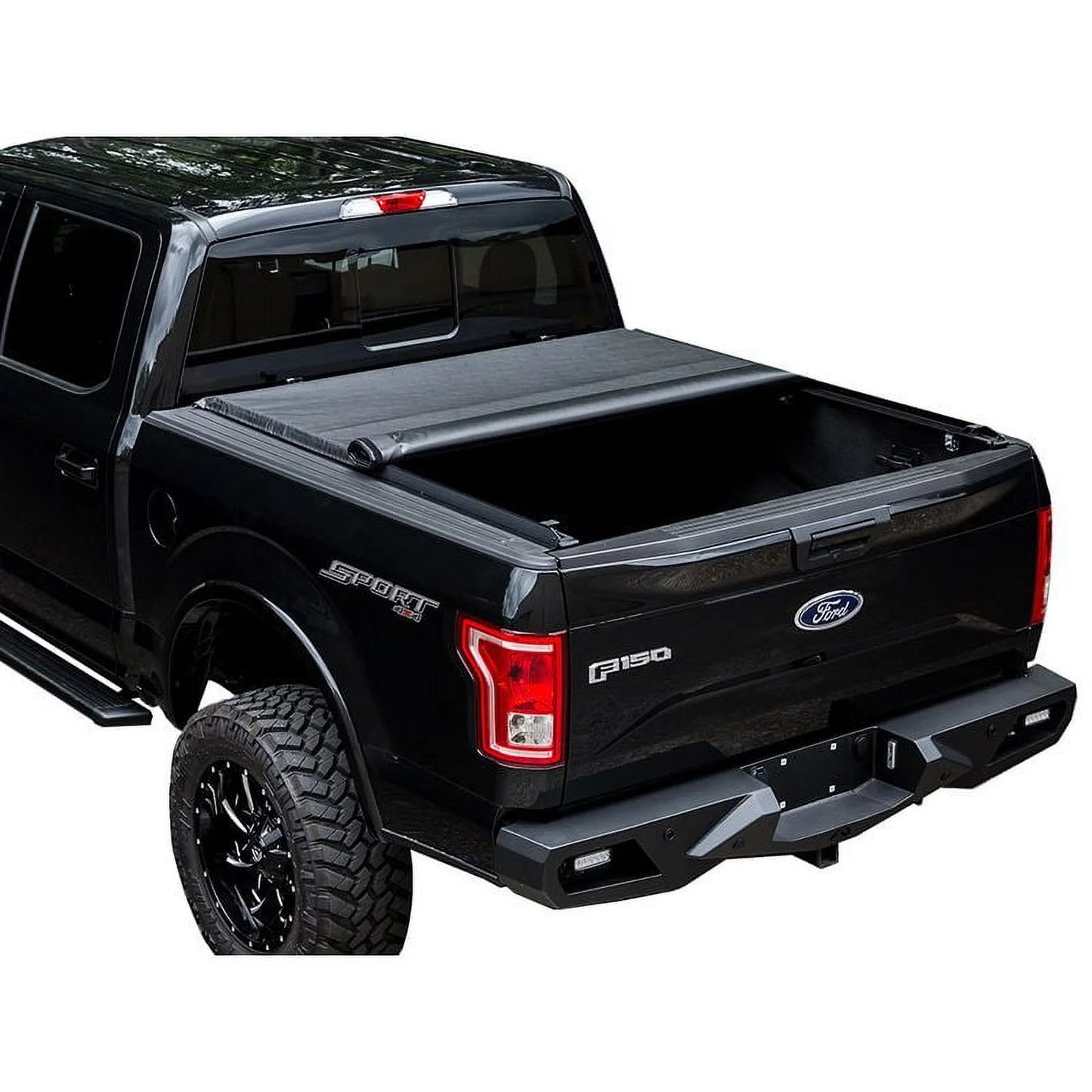 Access original roll-up tonneau cover compatible with 2007-current tundra 8ft bed (w/ deck rail) roll-up cover