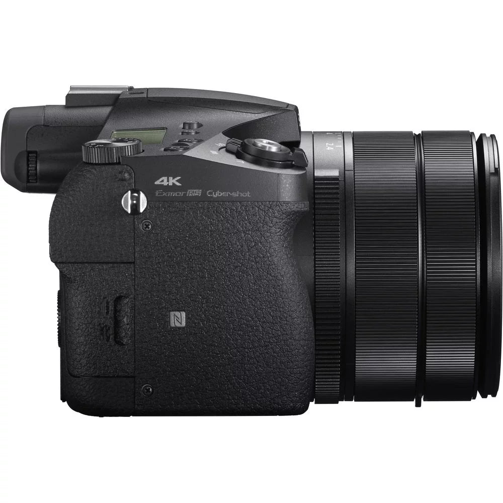 Sony cyber-shot dsc-rx10 iv digital camera + 4k monitor + rode videomic + more