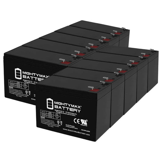 12v 9ah battery replacement for sea doo sea scooter zs06 - 10 pack