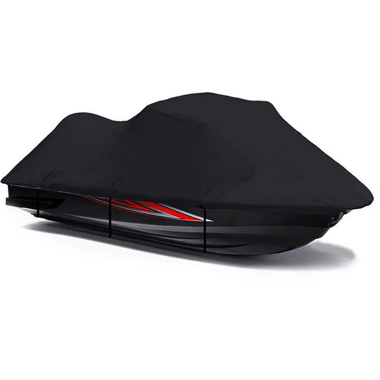 Black pwc 600d jet ski cover designed to fit polaris sl 1050 1997 1-2 seater