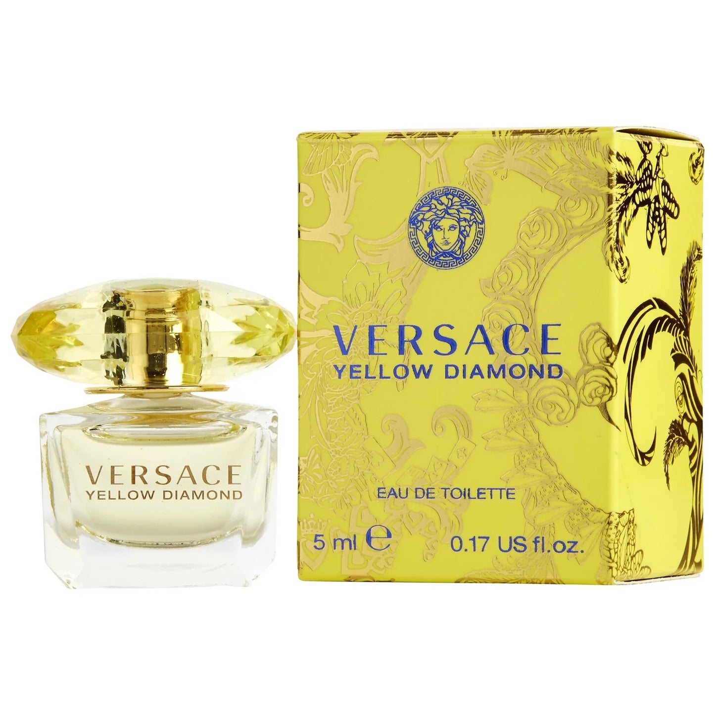 Versace dylan blue edt, yellow diamond  edt, dylan turquoise femme  - 5ml 3pk kit