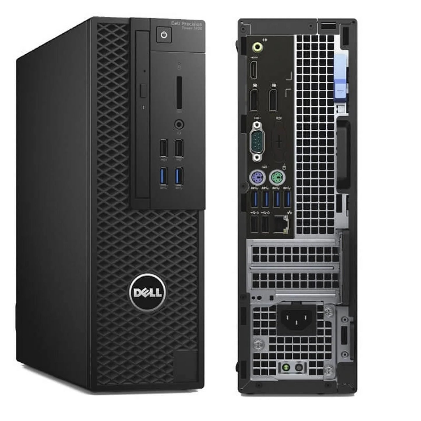 Used dell precision tower 3420 workstation i5-6500 4c 3.2ghz 16gb 1tb nvme 2tb win 10