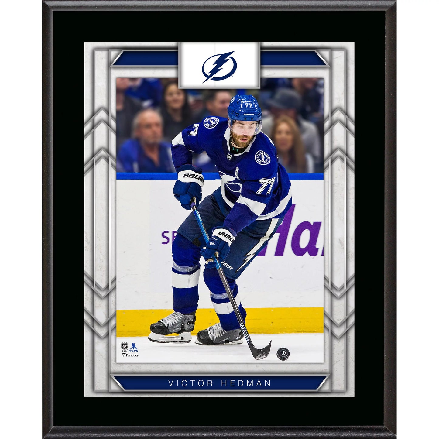 Victor hedman tampa bay lightning 10.5" x 13" sublimated player plaque