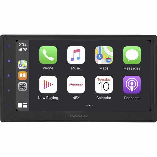 Restored premium pioneer dmh1770 6.8" capacitive glass touchscreen, bluetooth and back-up camera ready digital media receiver (refurbished)