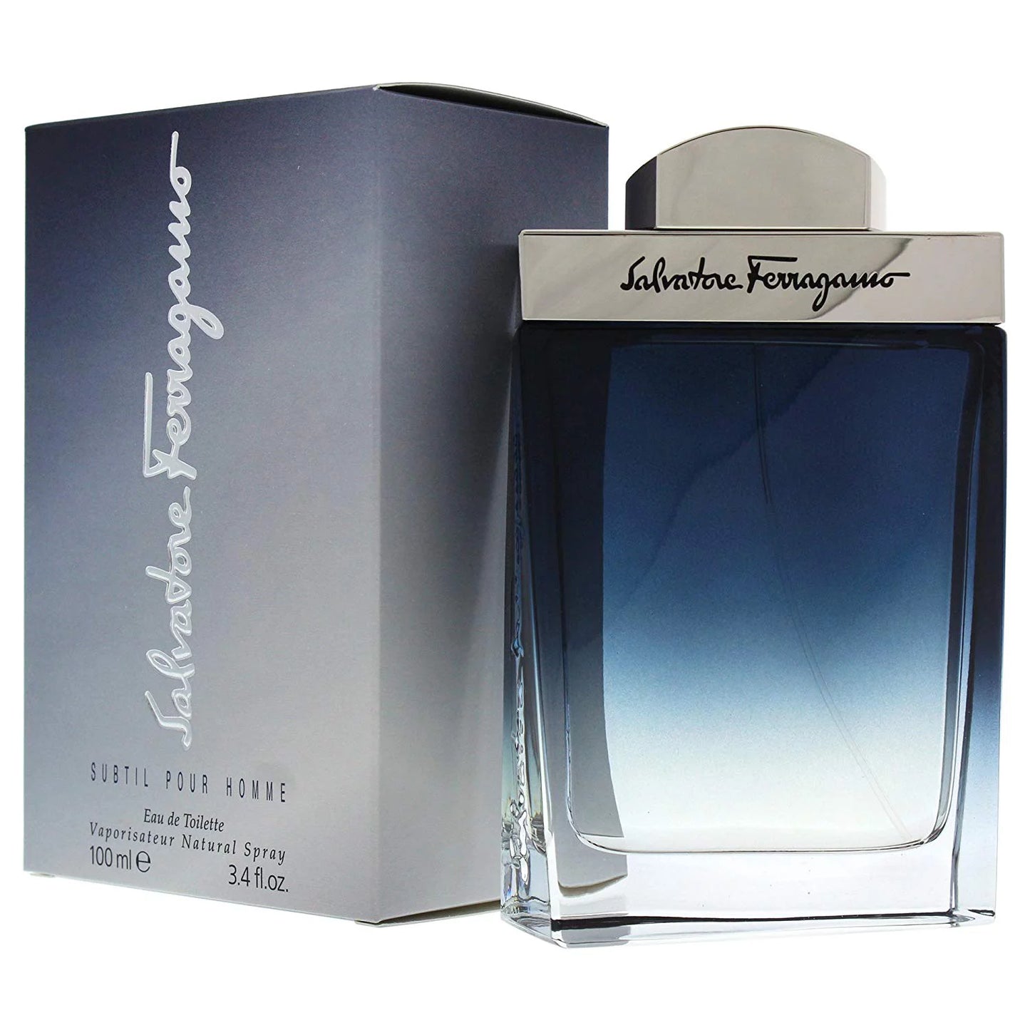 Subtil pour homme by salvatore ferragamo 3.4oz 100ml edt spray