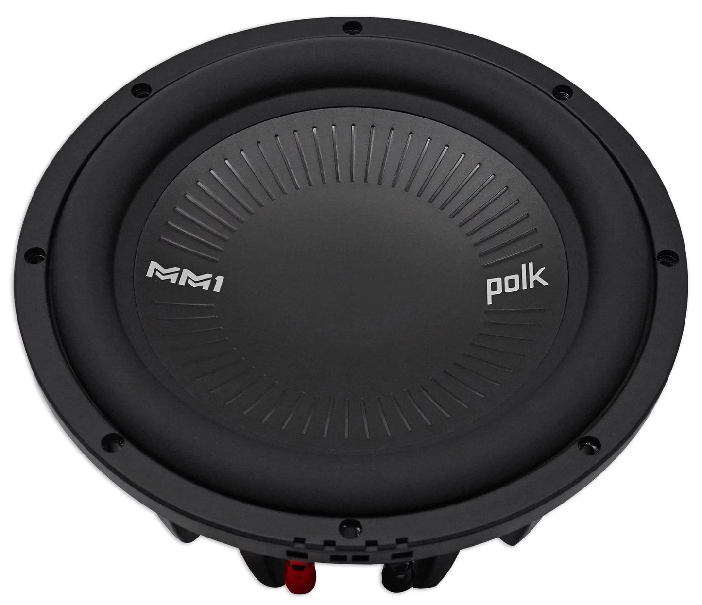 (2) polk audio mm1042dvc 10” 2400 watt car subwoofers+mono amplifier+amp kit