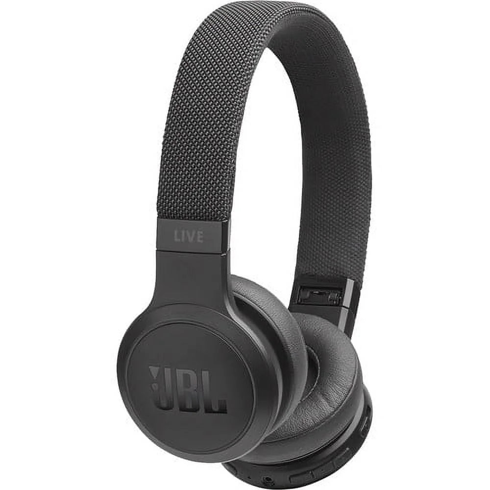 Restored jbl live 400bt wireless on-ear headphones black jbllive400btblkam like new (refurbished)