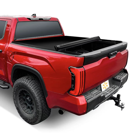 Auto drive wmt-ru-56001 soft roll up truck bed tonneau cover fits 2022-23 toyota tundra (excl. trail edition) 5'6" bed (66.7")