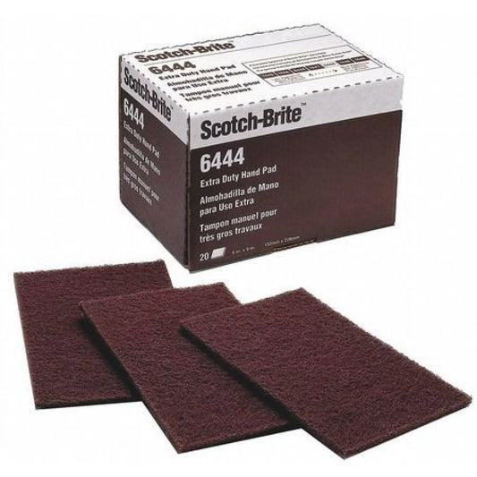 Scotch-brite sanding hand pad, 6 in w, 9 in l, pk60  7000121091