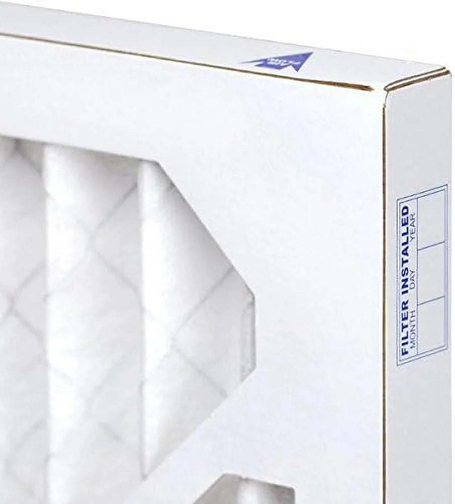 Air filter merv 8 pleated hvac ac furnace air filter, dust 6-pack, made in the