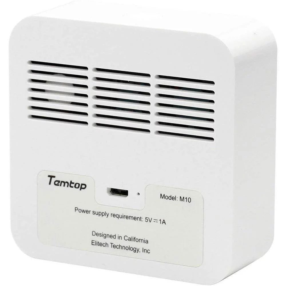 Temtop m10 real-time indoor air quality monitor for pm2.5 tvoc hcho aqi tester