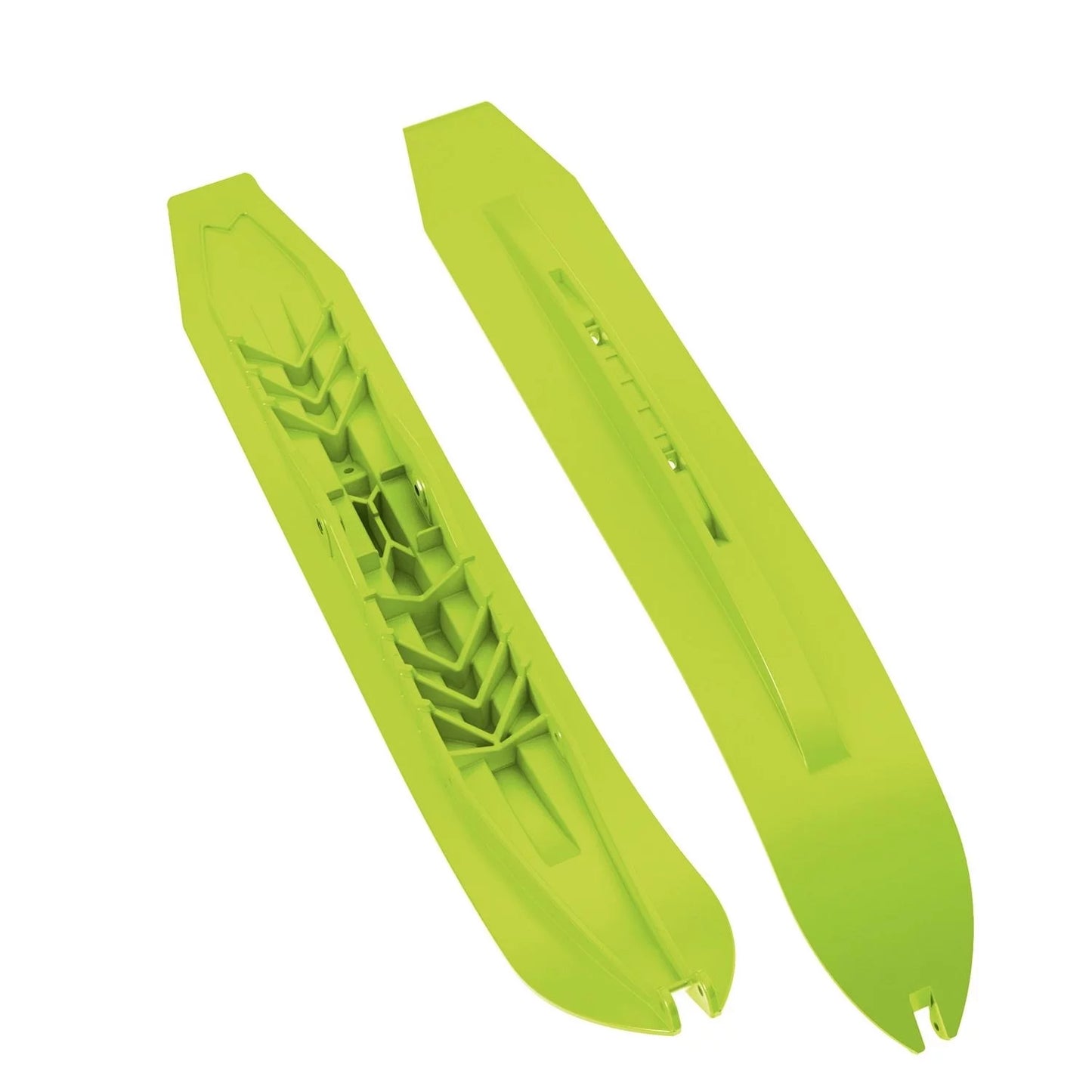 Ski-doo new oem, pilot ds-2 manta green deep snow performance ski, 505073354