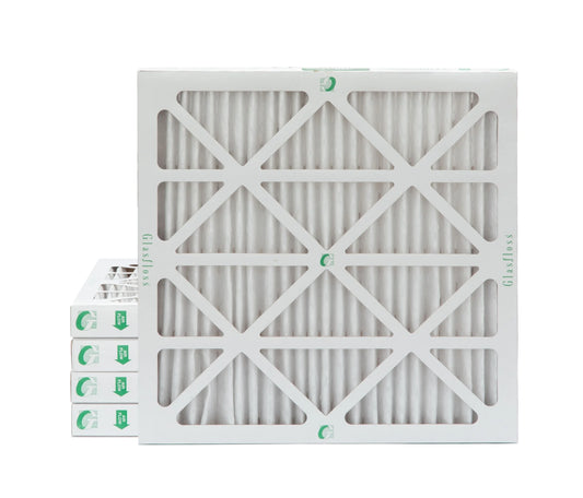 24x24x2 merv 10 pleated hvac air filters by glasfloss. ( quantity 5 ) exact size: 23-3/8 x 23-3/8 x 1-3/4