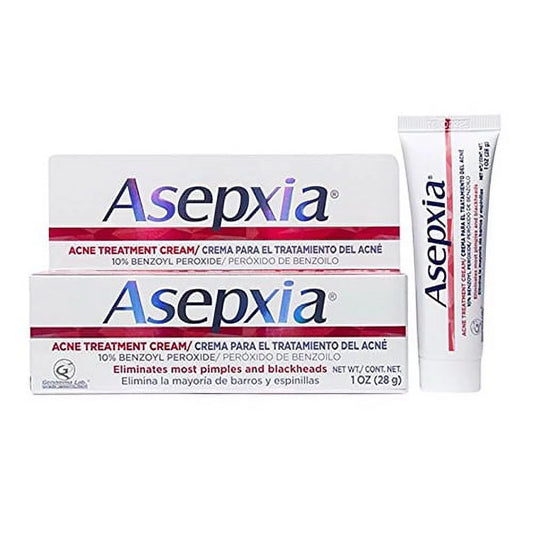 Asepxia acne spot face cream for pimples and blackhead, 1 oz, 2 pack