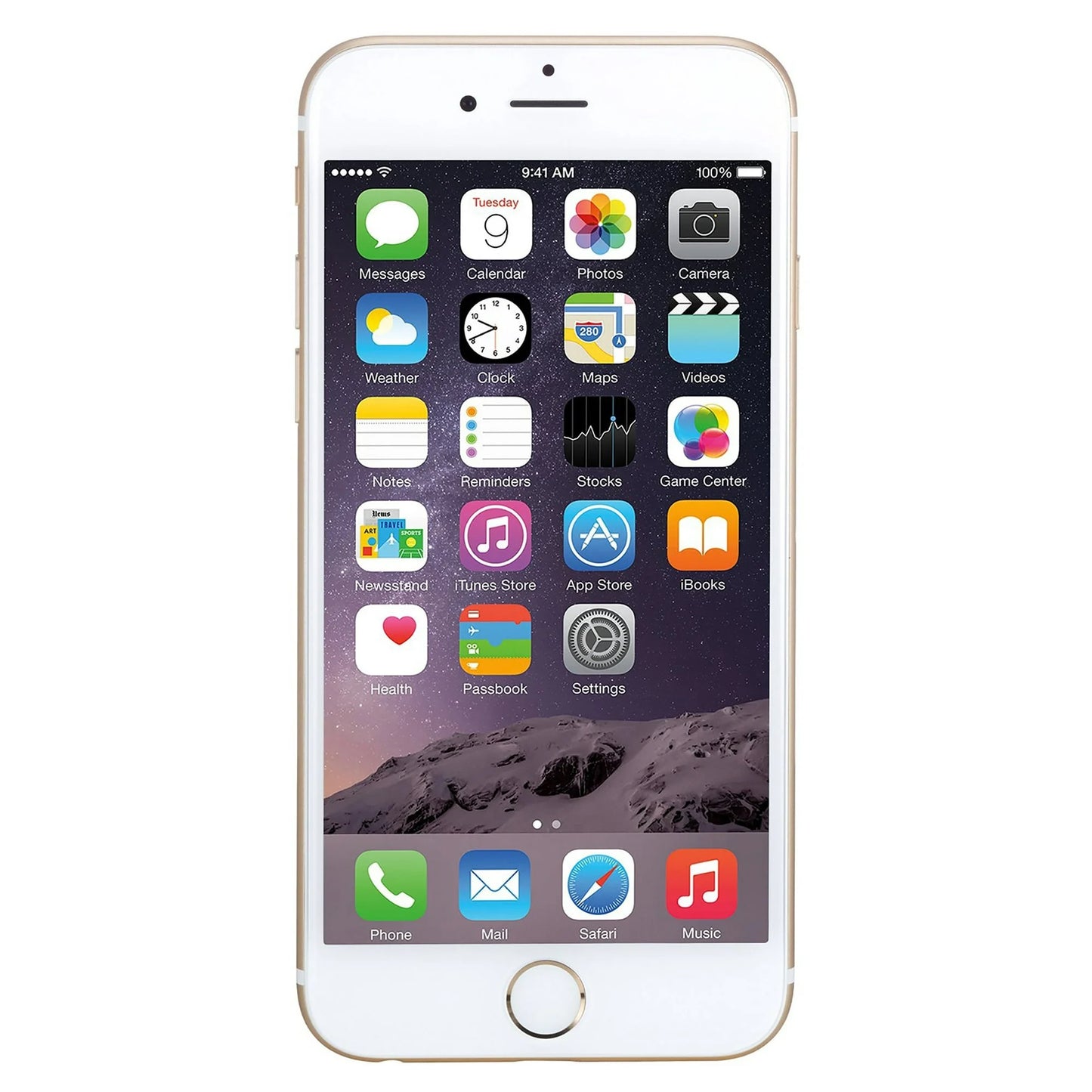 Restored apple iphone 6 plus 16gb gold, unlocked, at&t, tmobile, boost, free case (grade a)