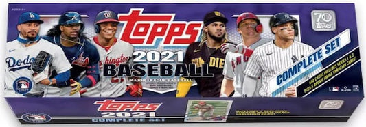 2021 topps baseball complete factory set - 700 cards!