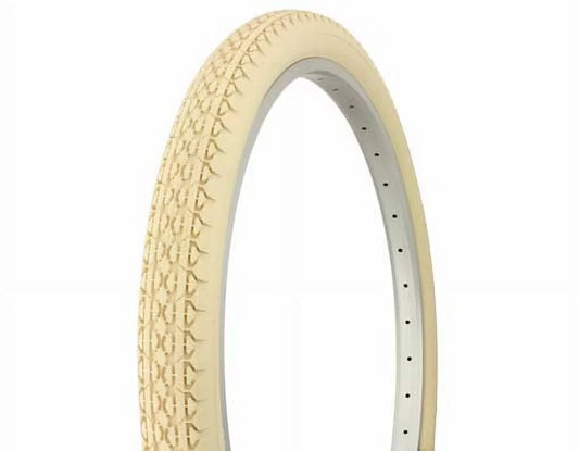 Tire duro 26" x 2.125" cream/cream side wall hf-133. bicycle tire, bike tire, beach cruiser bike tire, cruiser bike tire