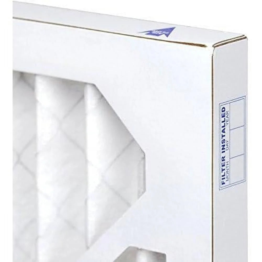 Air filter merv 8 pleated hvac ac furnace air filter, dust 6-pack, made in the