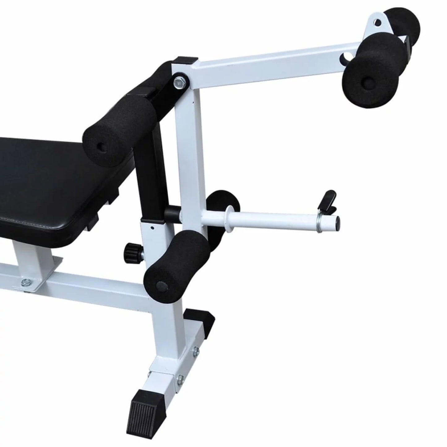 Aibecy weight bench with weight rack, barbell and dumbbell set 264.6 lb