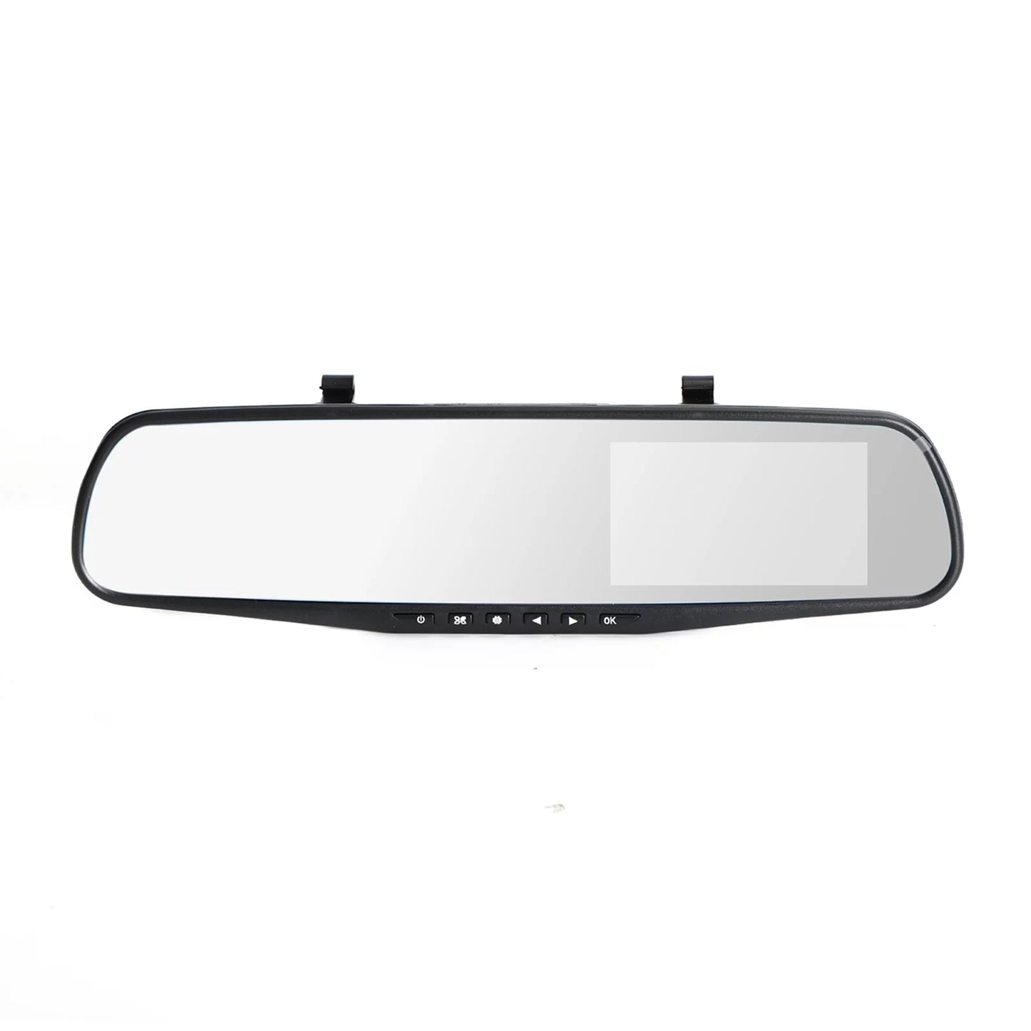 1080p hd rearview mirror car dvr dual dash cam camera front rear video recorder