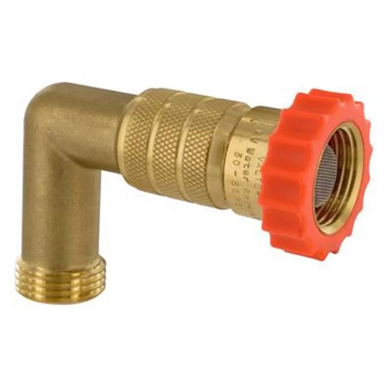 Valterra  fresh water pressure regulator with 90 deg hose saver