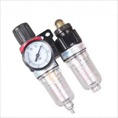 Small air compressor regulator filter and lubricator