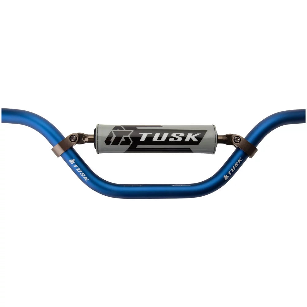 Tusk t-10 aluminum 7/8" handlebar mini high bend blue for lem lx3 2000