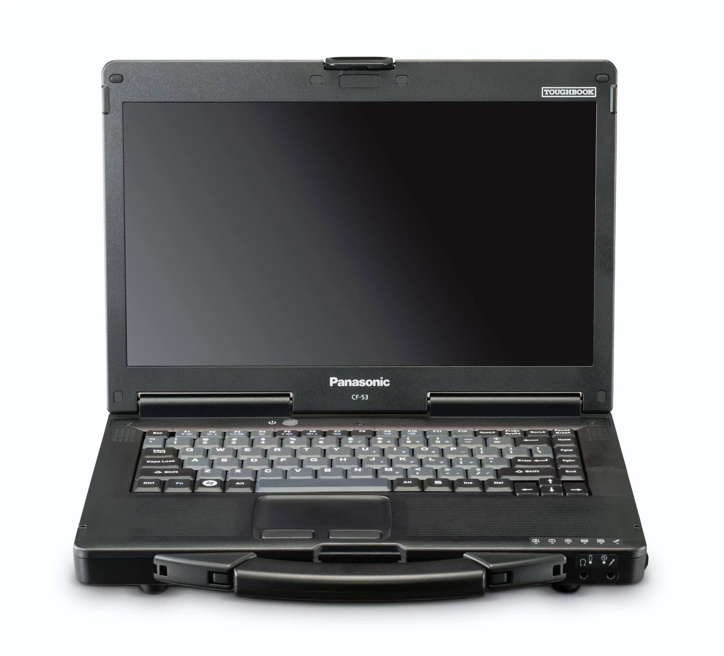 Used panasonic a grade cf-53 toughbook 14-inch (high definition-720p led 1366 x 768) 2.1ghz core i5 250gb hd 2 gb memory win 7 pro os power adapter included