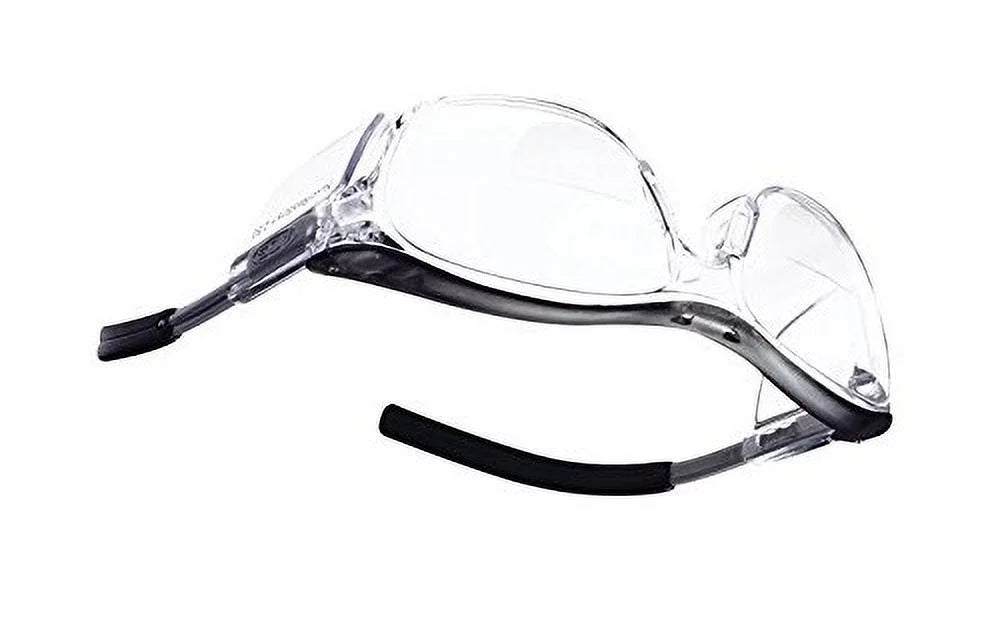 3m nuvo reader protective eyewear 11436-00000-20 clear lens, gray frame, +2.5 diopter