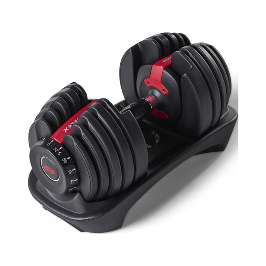 Bowflex selecttech 552 dumbbell, single, litho, free 2-month jrny membership