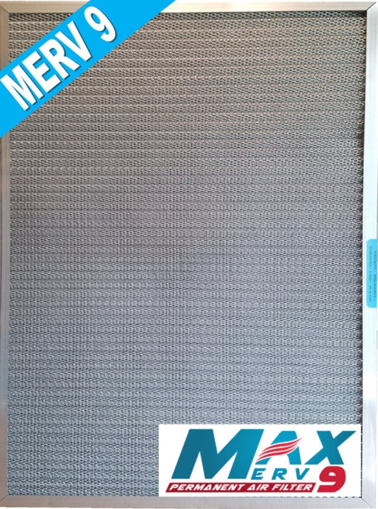 The ultimate furnace a/c filter - washable, permanent, reusable, electrostatic = traps dust like a magnet - 5-stage - lab certified merv 9 - (14x20x1)