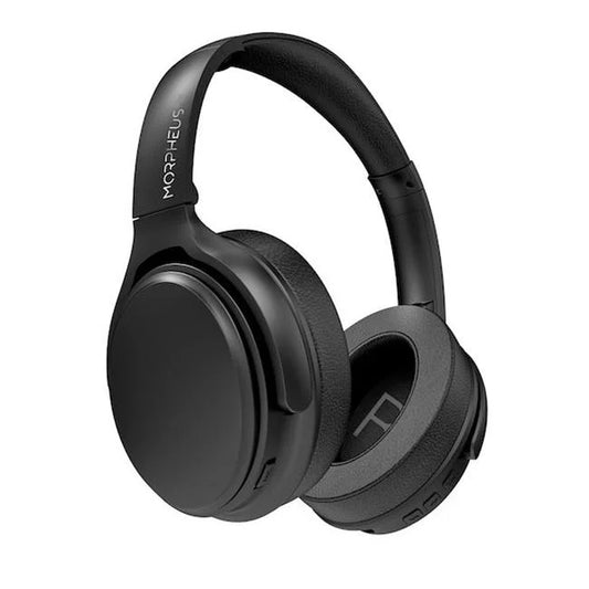 360 krave anc wireless over the ear noise cancelling headphones, black