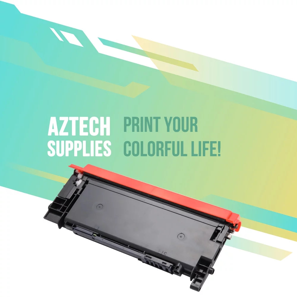 Aaztech 5-pack compatible toner cartridge for samsung clt-k406s clt-c406s clt-y406s clt-m406s 406s printer ink (2*black,cyan,magenta,yellow)