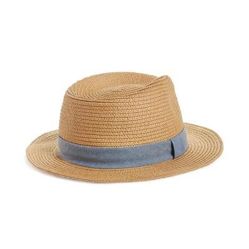 Club room men's wide brim hat beige-l/xl