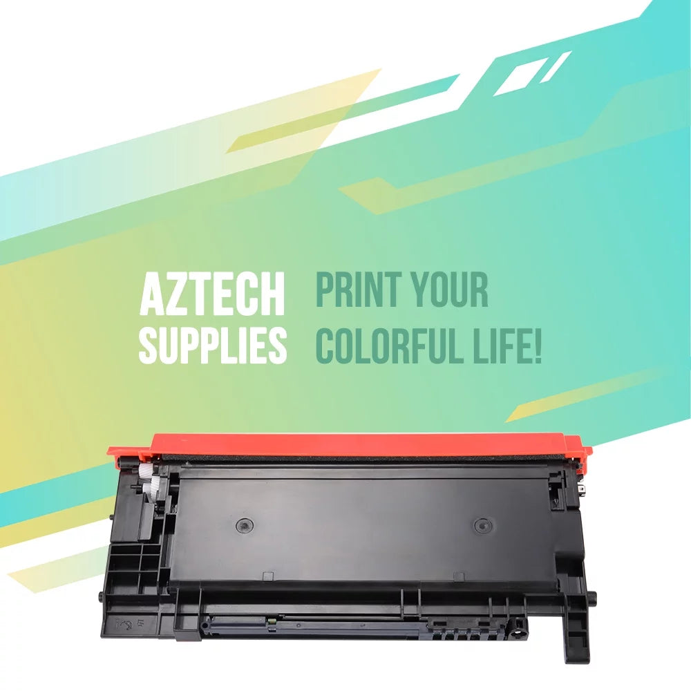 Aaztech 5-pack compatible toner cartridge for samsung clt-k406s clt-c406s clt-y406s clt-m406s 406s printer ink (2*black,cyan,magenta,yellow)