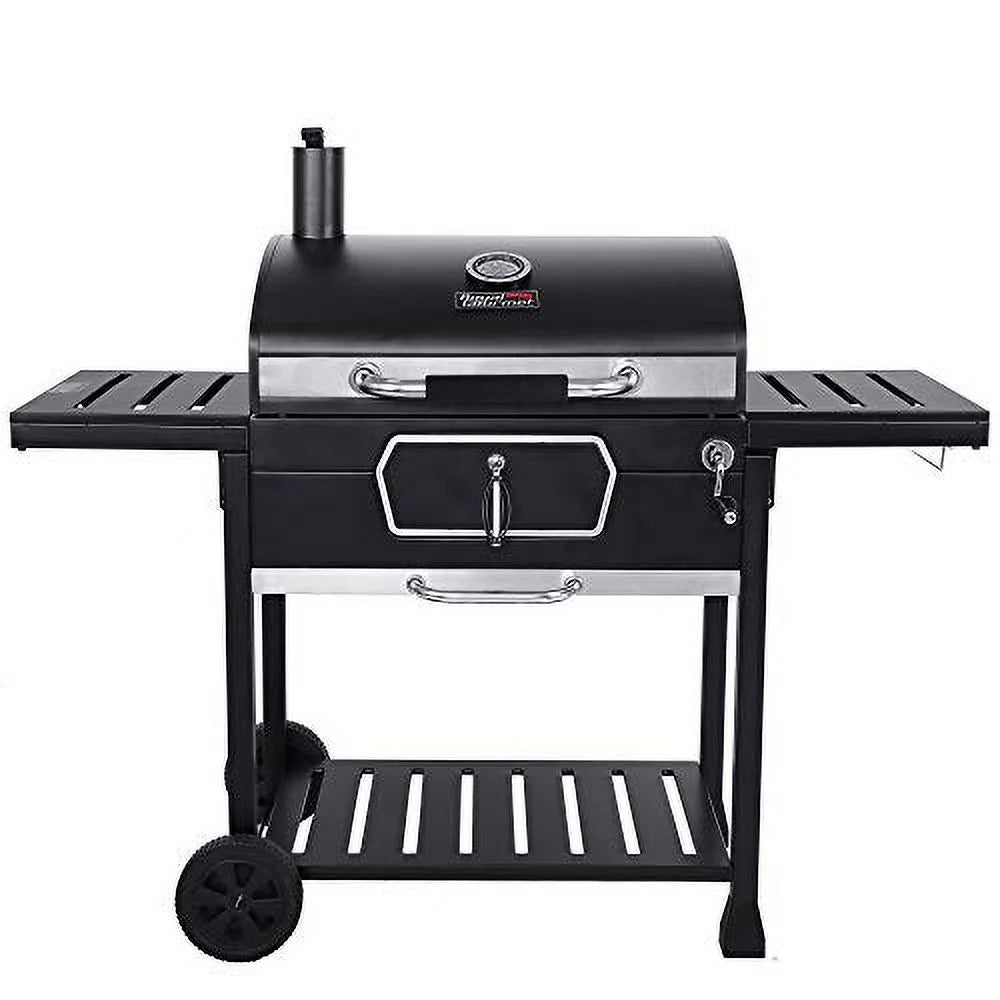 Royal gourmet cd2030an 30-inch charcoal grill, deluxe bbq smoker picnic camping patio backyard cooking, black, large