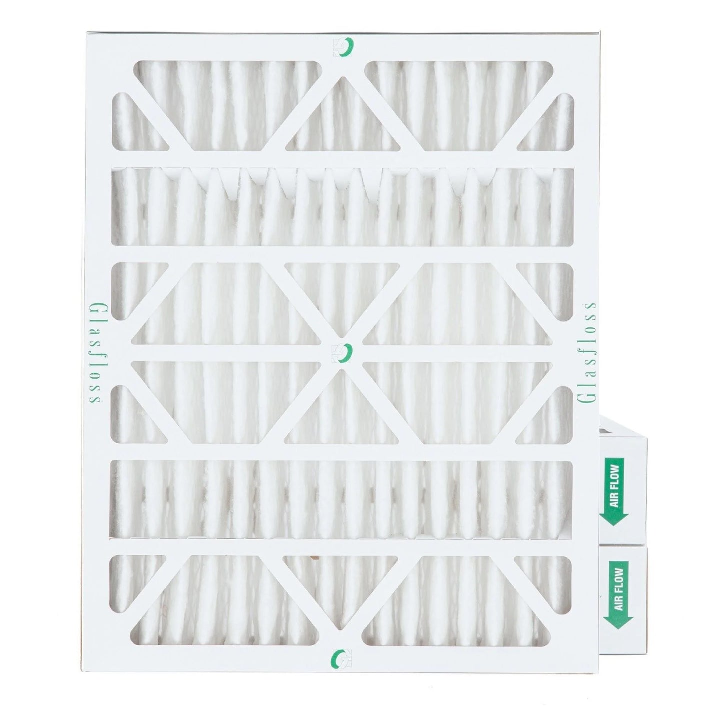 20x25x4 merv 10 pleated ac furnace air filters by glasfloss industries. ( 3 pack ) exact size: 19-1/2 x 24-1/2 x 3-3/4