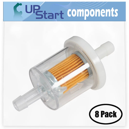 8-pack 691035 fuel filter replacement for bobcat 38666 - compatible with 493629 fuel filter 40 micron