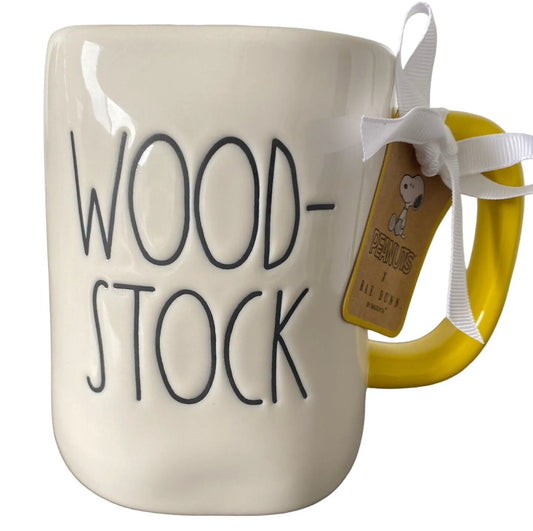 Rae dunn woodstock coffee mug snoopy ceramic