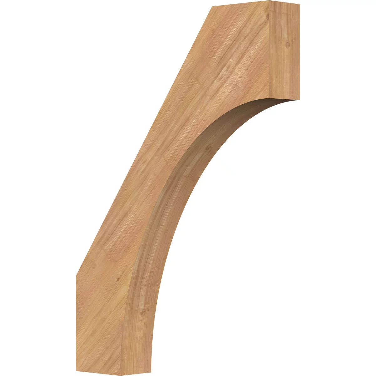 3 1/2"w x 20"d x 28"h westlake smooth brace, western red cedar