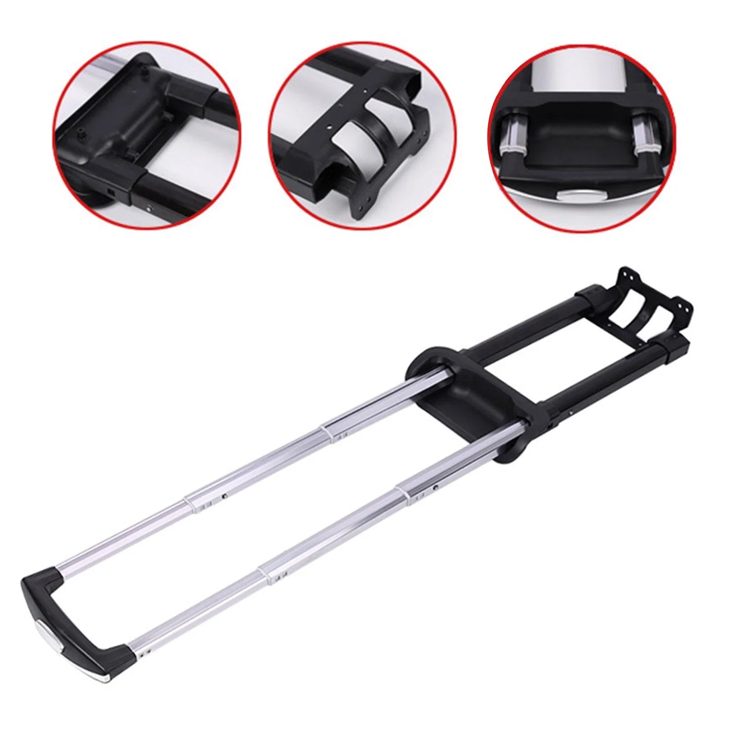 Suitcase telescopic handle pull out 16 inch travel luggage telescopic handle