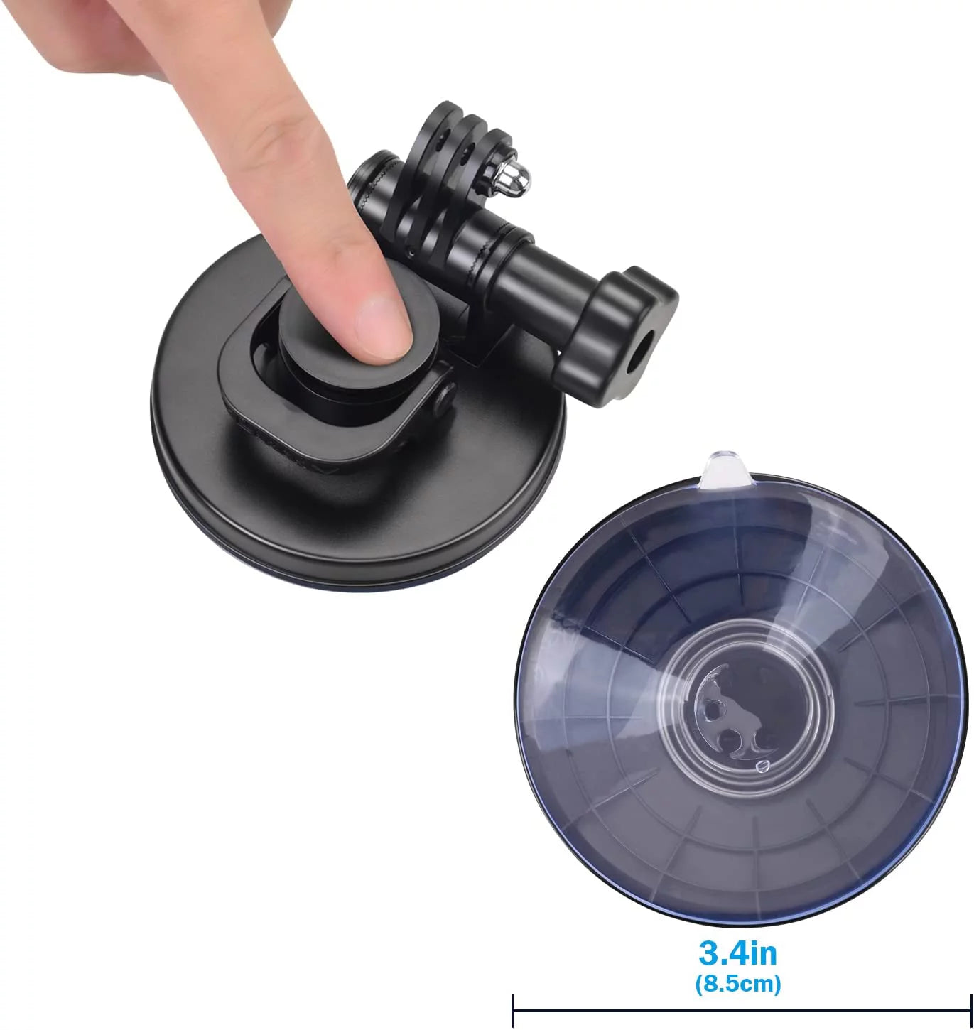 Suction cup mount designed to fit gopro hero 11 hero 10 hero 9 hero 8 hero 7 hero 6 hero 5 hero 4 hero 3+ hero 3