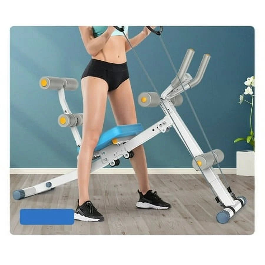 Ab abdominal exercise machine cruncher trainer body shaper gym equipment 2 in 1