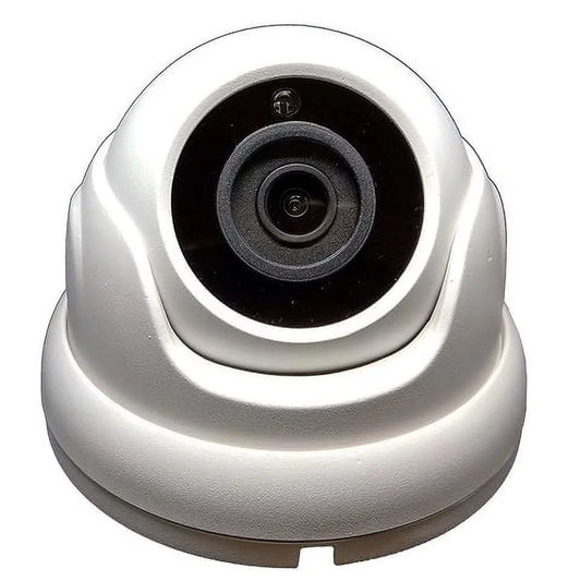 2mp full hd true wdr poe ip dome camera 2.8mm fixed lens wideangle lens onvif ir night vision weatherproof best for home/business security 1 year warranty (white)