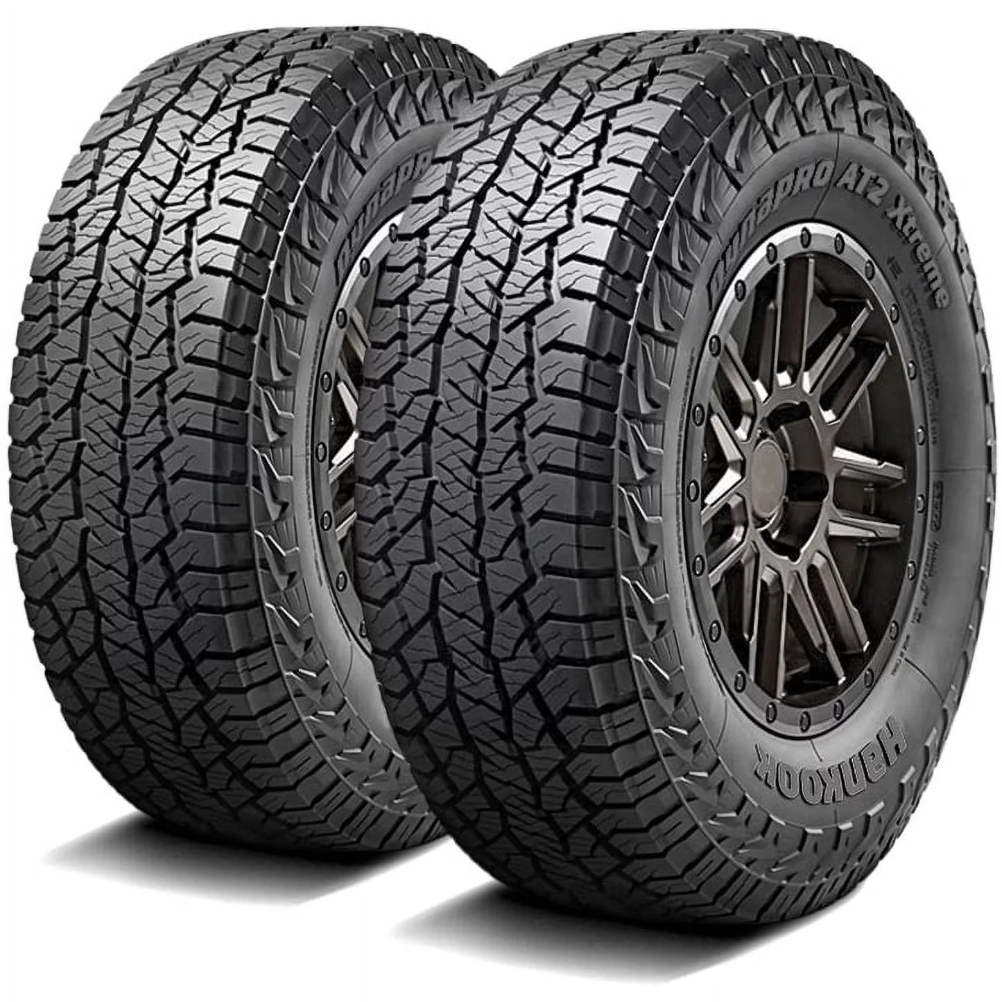 Set of 4 (four) hankook dynapro at2 xtreme lt 275/70r18 load e 10 ply xt x/t extreme terrain tires fits: 2019-23 ram 1500 rebel, 2020-23 gmc sierra 2500 hd at4