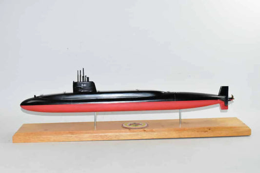 Uss simon bolivar ssbn-641 submarine model,navy,20,scale model,mahogany,benjamin franklin class